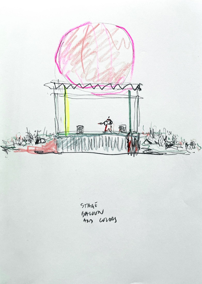 Sketch. "Flora Alpina" by BUREAU.