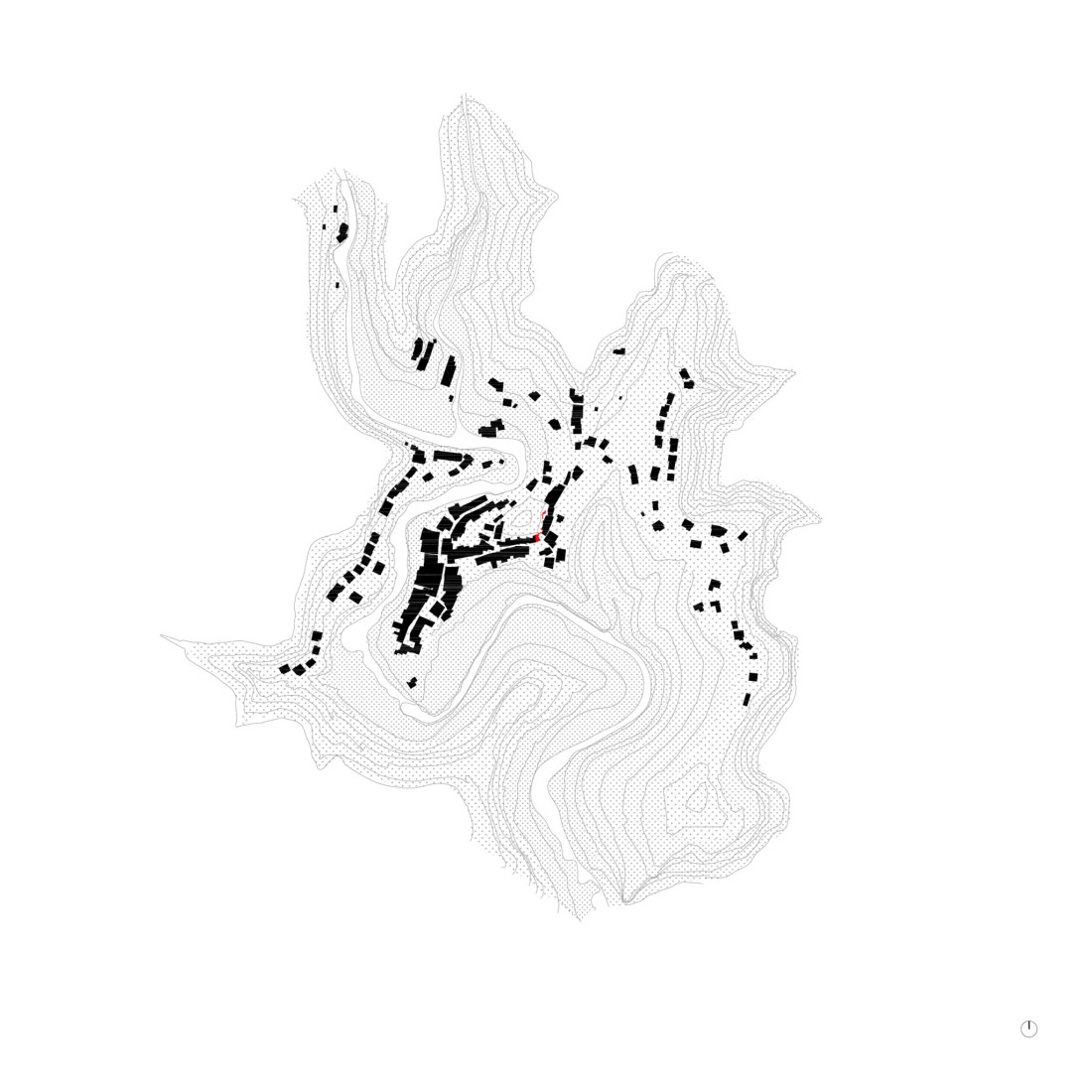 Plano de situación. «Can Saltiri» por Carles Enrich Studio.