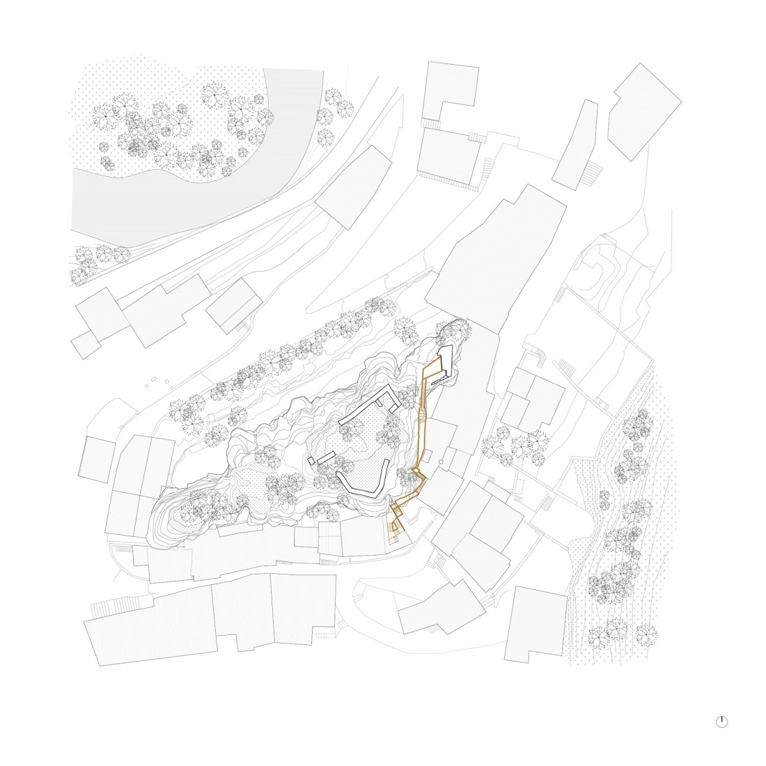 Plano de planta. «Can Saltiri» por Carles Enrich Studio.
