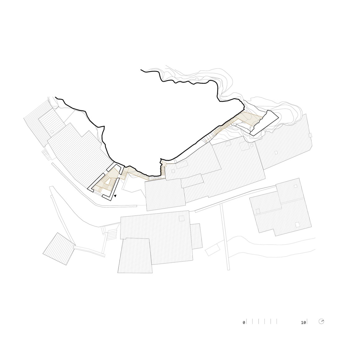 Plano de planta. «Can Saltiri» por Carles Enrich Studio.