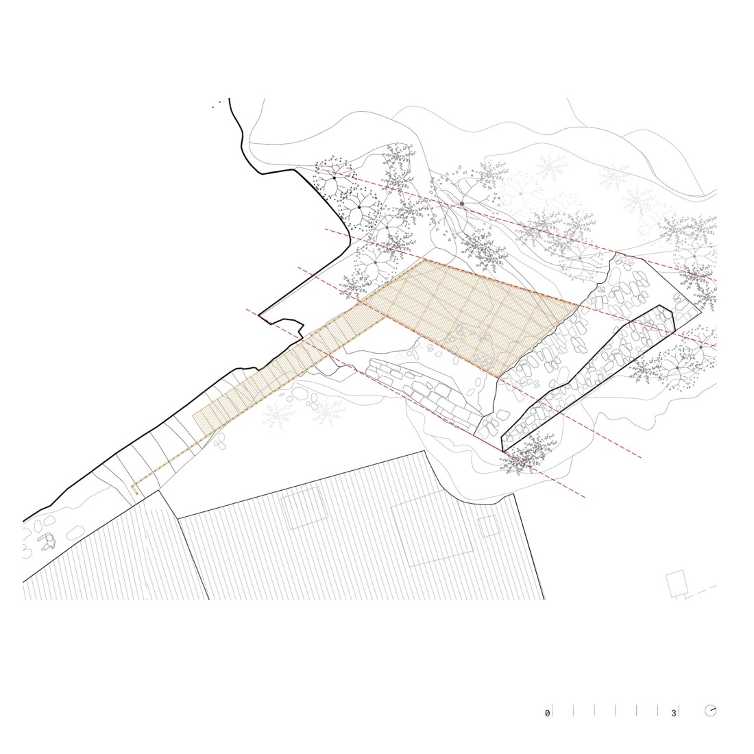 Plano de planta. «Can Saltiri» por Carles Enrich Studio.