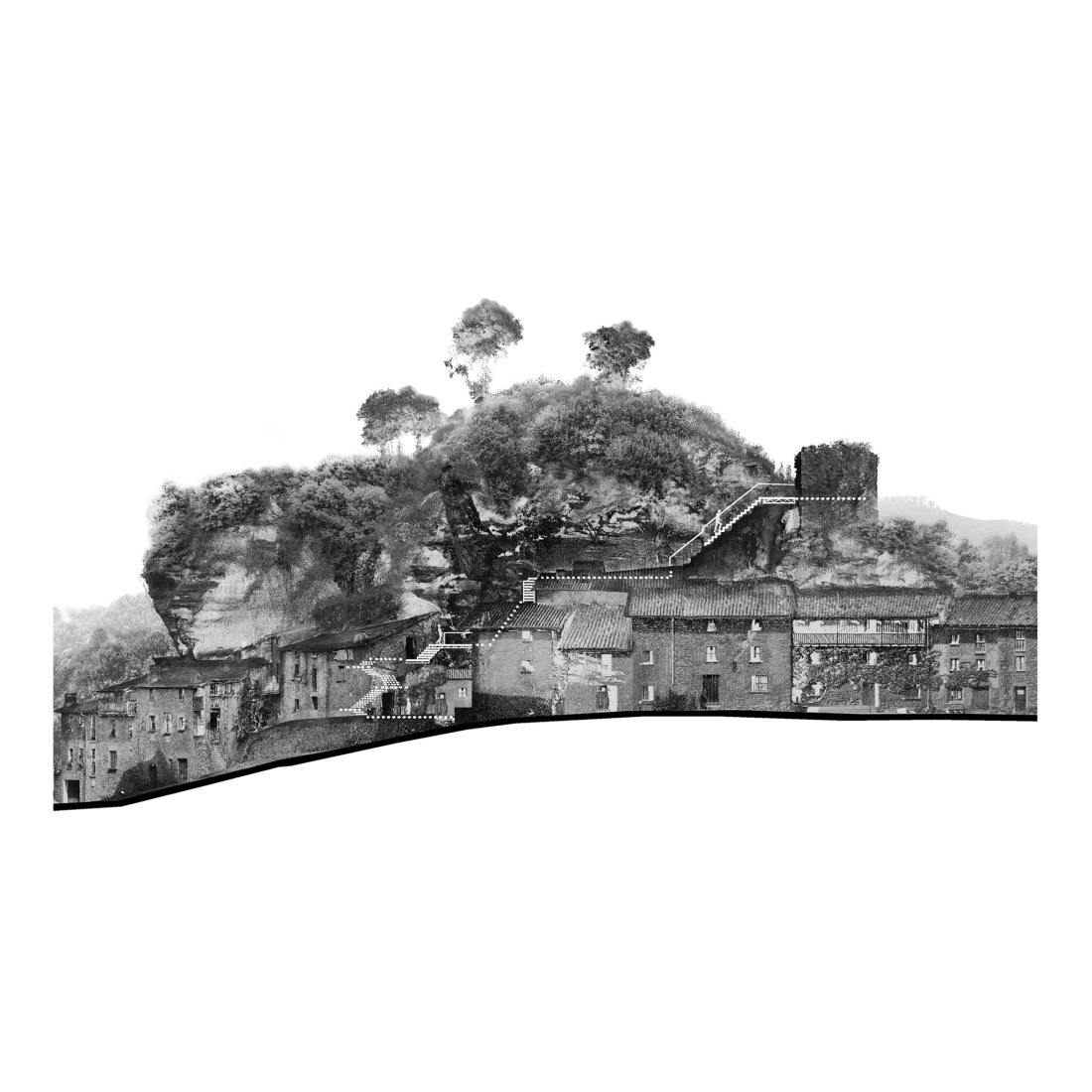 Fotomontaje. «Can Saltiri» por Carles Enrich Studio.