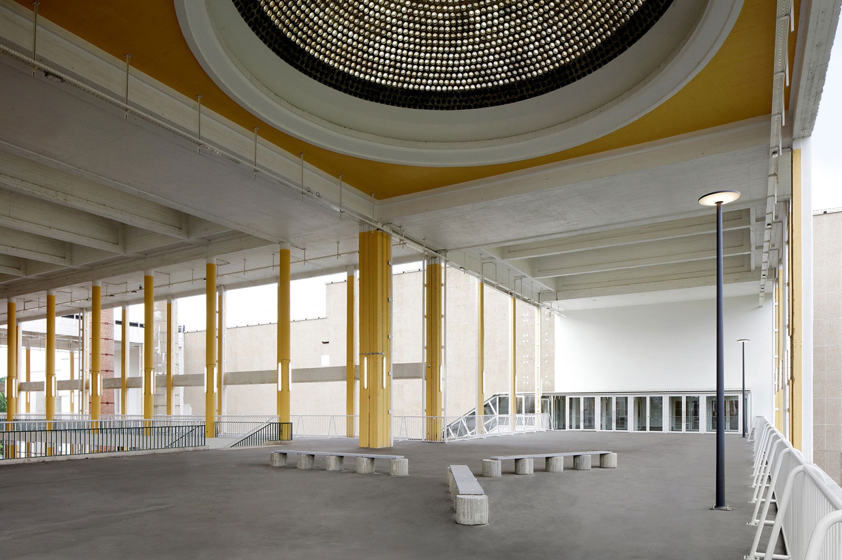 Charleroi Palais des Expositions by architecten jan de vylder inge vinck and AgwA. Photograph by Filip Dujardin.