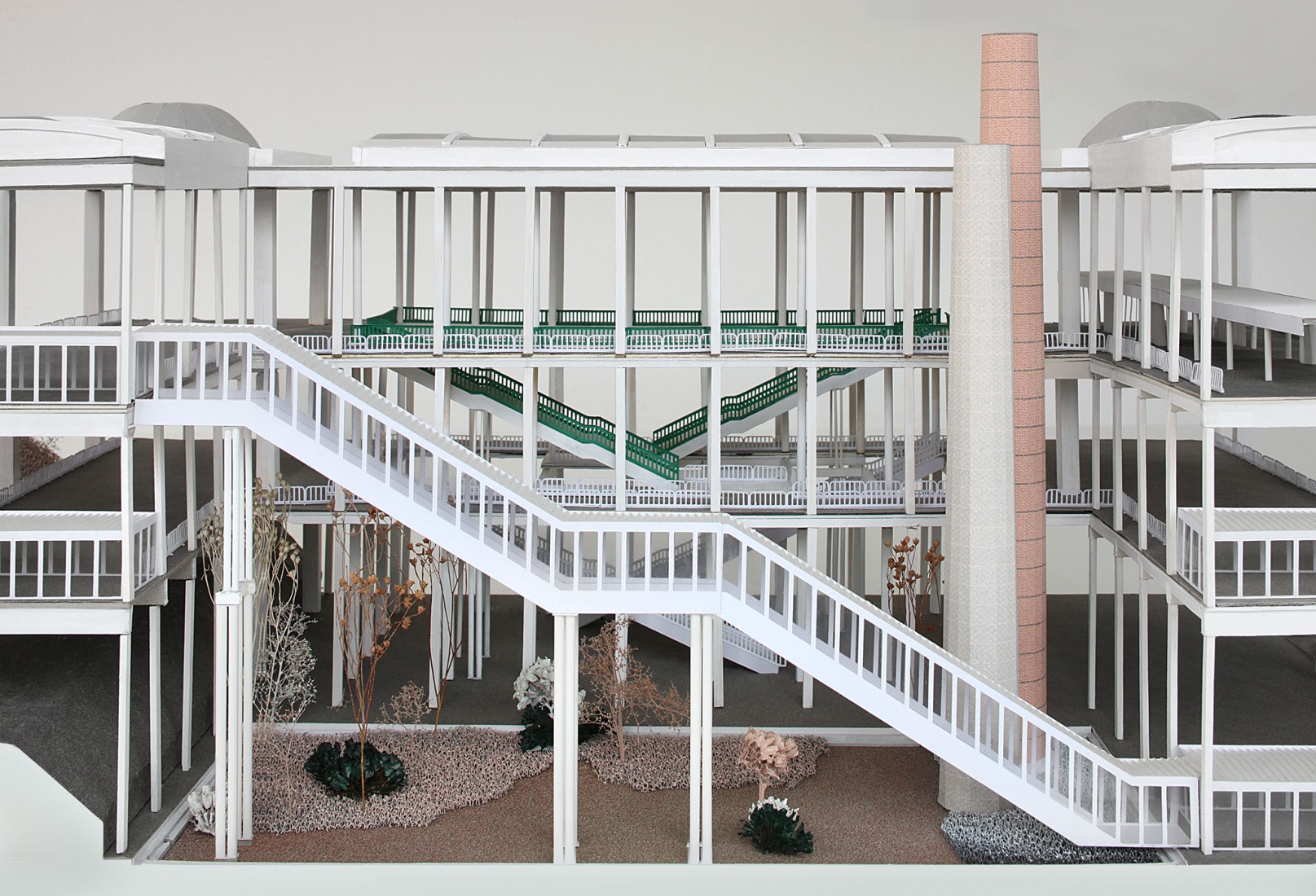 Model. Charleroi Palais des Expositions by architecten jan de vylder inge vinck and AgwA.