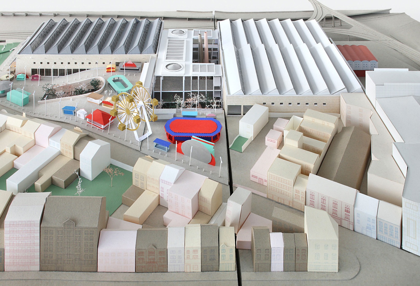 Model. Charleroi Palais des Expositions by architecten jan de vylder inge vinck and AgwA.