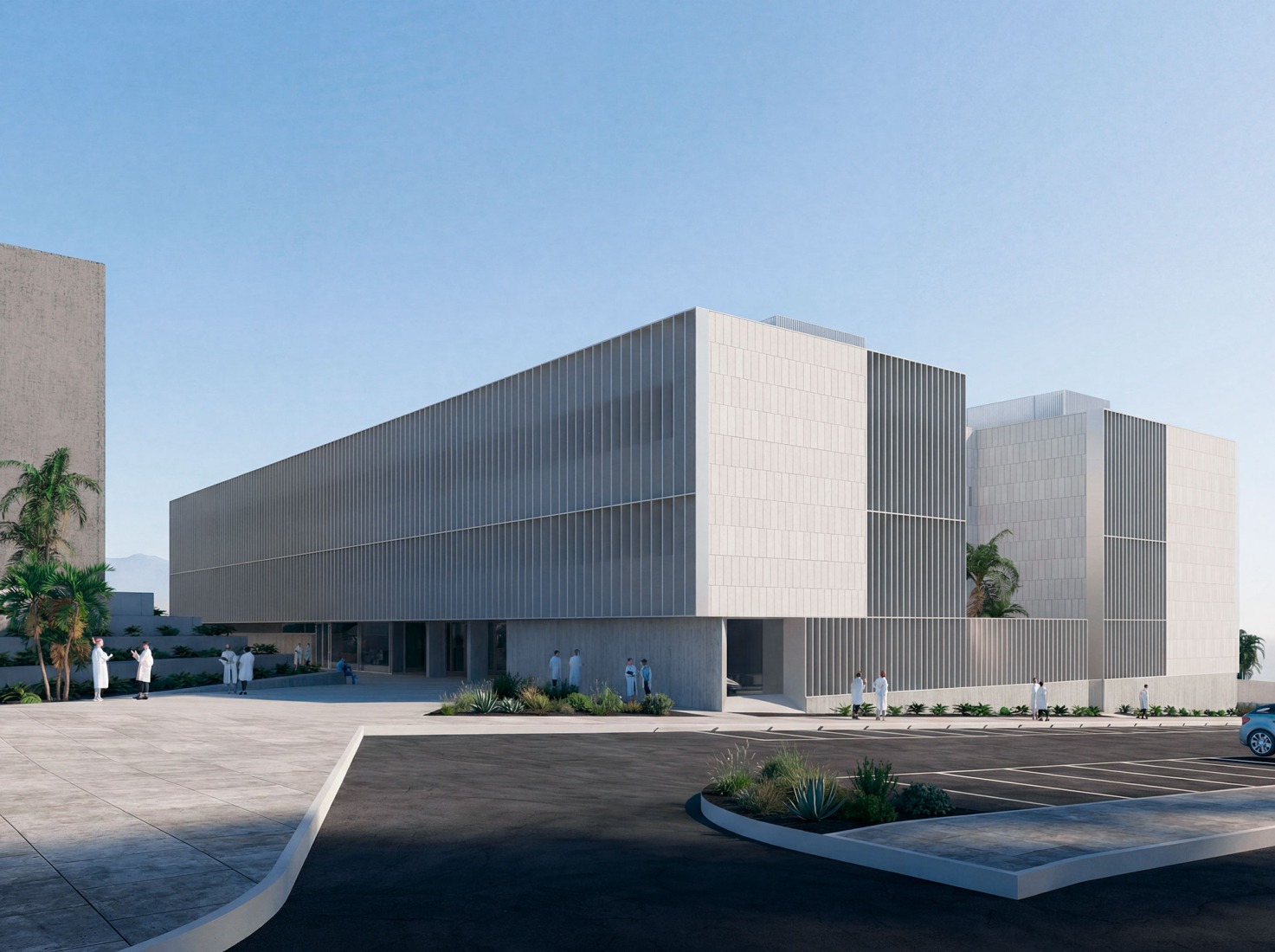 Visualización. Edificio de Laboratorios e Investigación Avanzada por ORBAICETA ALDABA y COR.