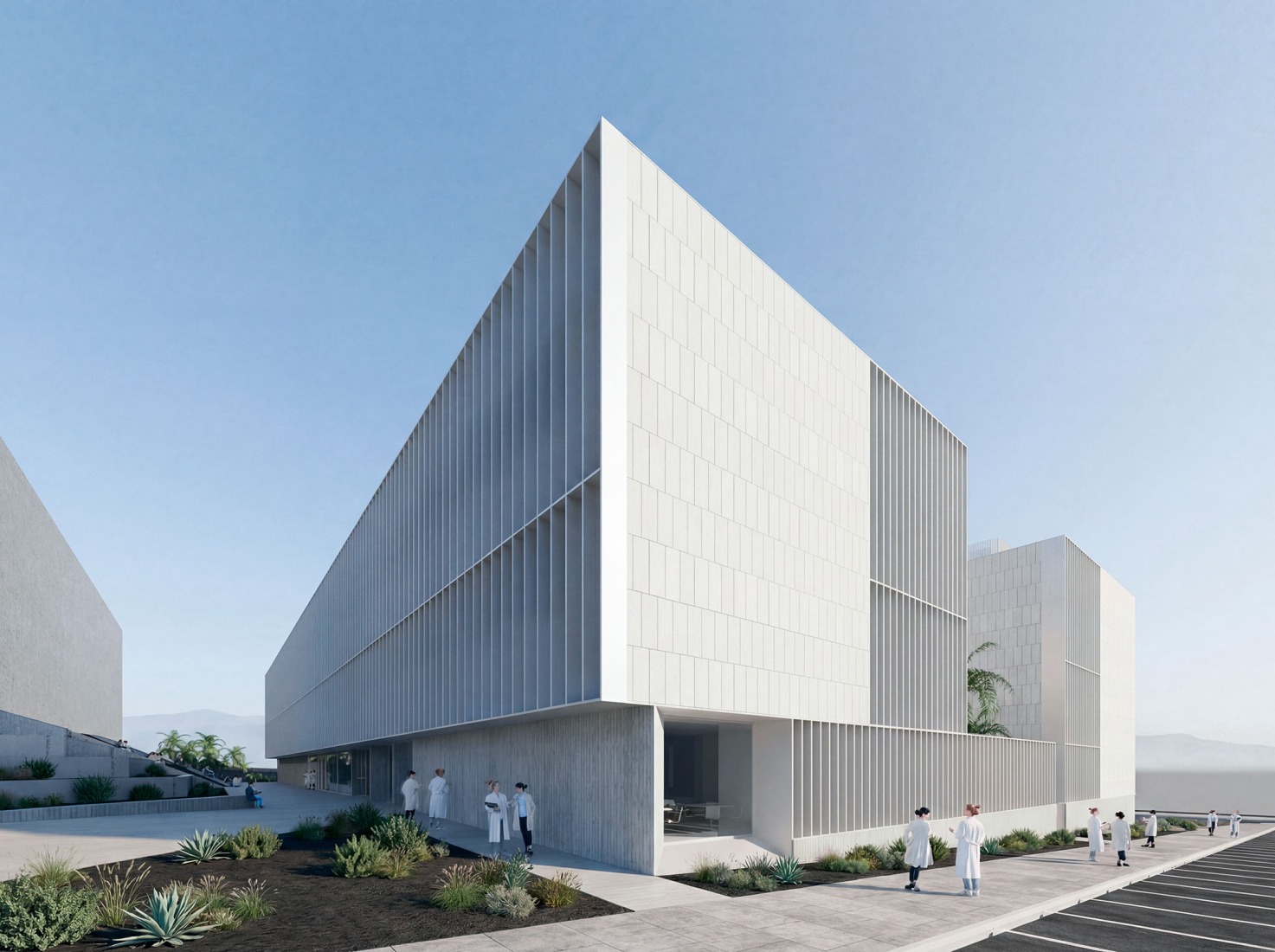 Visualización. Edificio de Laboratorios e Investigación Avanzada por ORBAICETA ALDABA y COR.