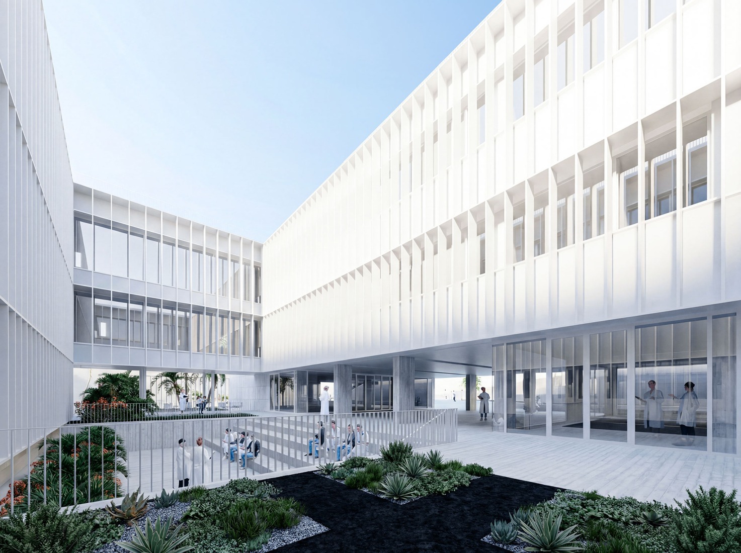 Visualización. Edificio de Laboratorios e Investigación Avanzada por ORBAICETA ALDABA y COR.