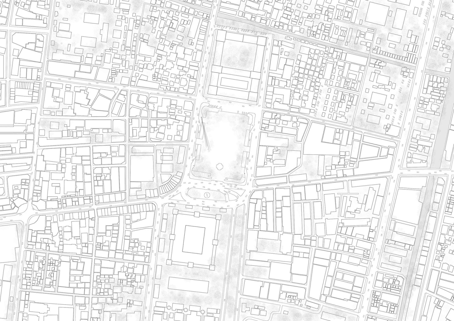 Plano de situación. «High Line Bangkok» por HAS design and research.