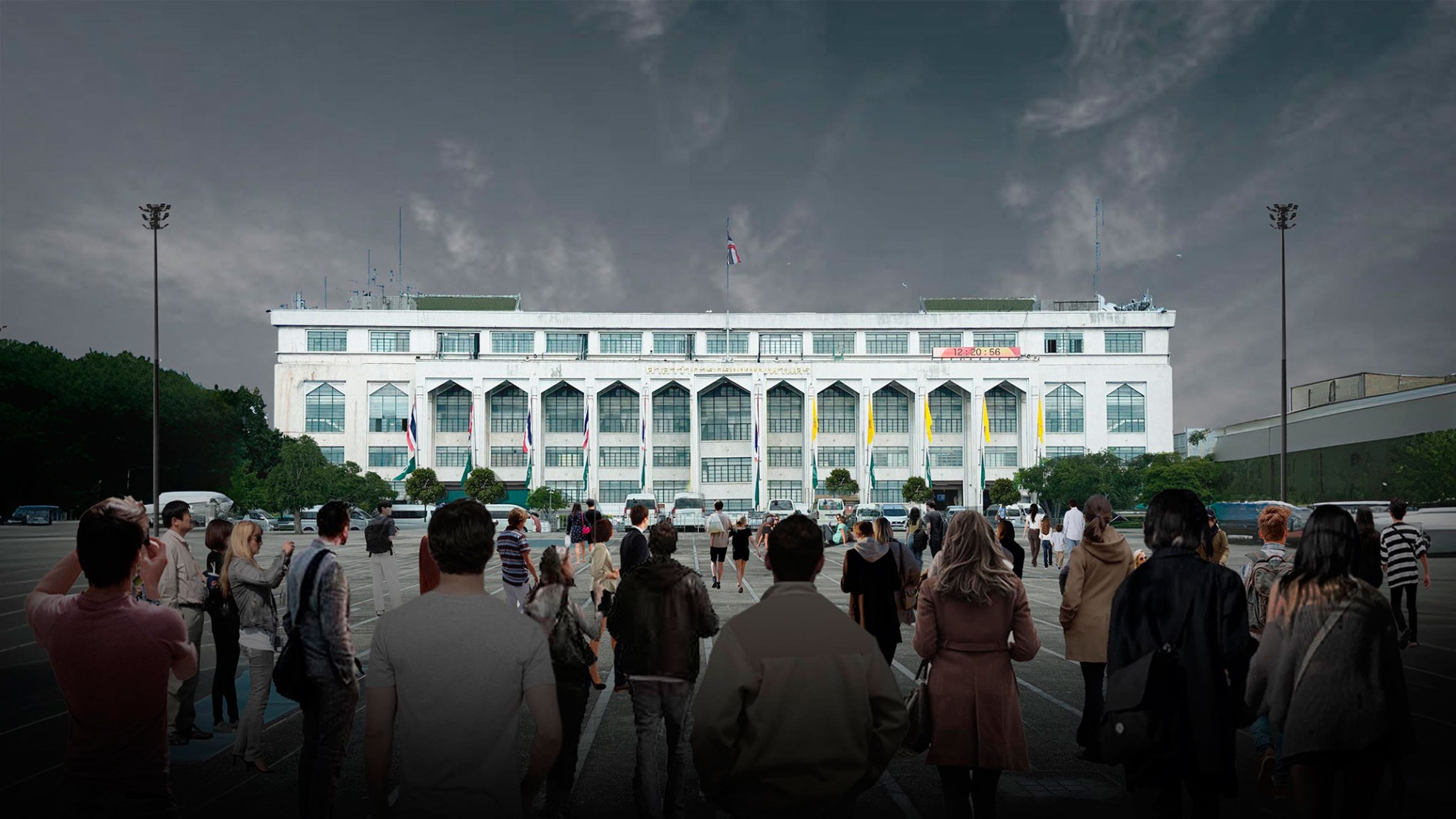 Diagrama de concepto. «High Line Bangkok» por HAS design and research. 