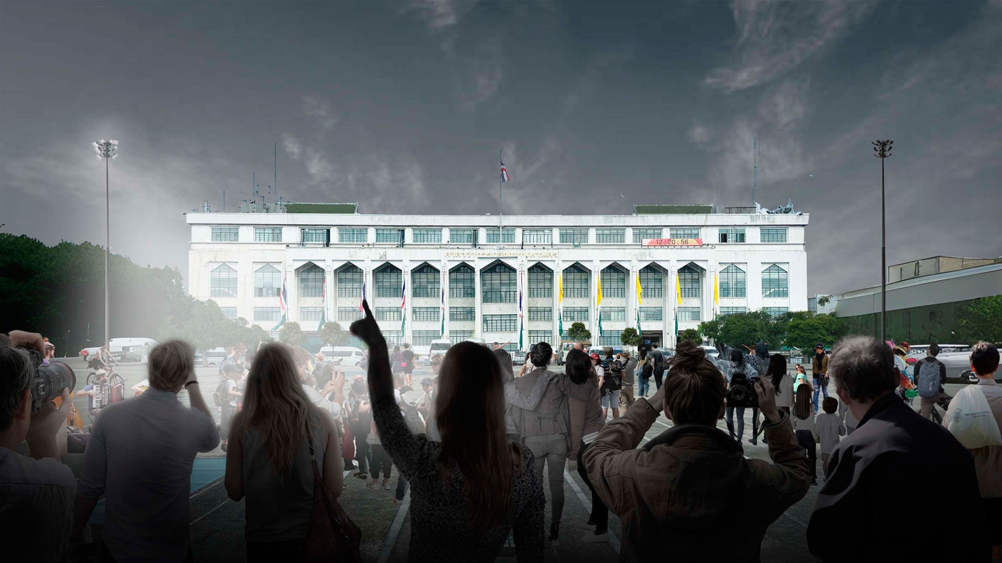 Diagrama de concepto. «High Line Bangkok» por HAS design and research. 