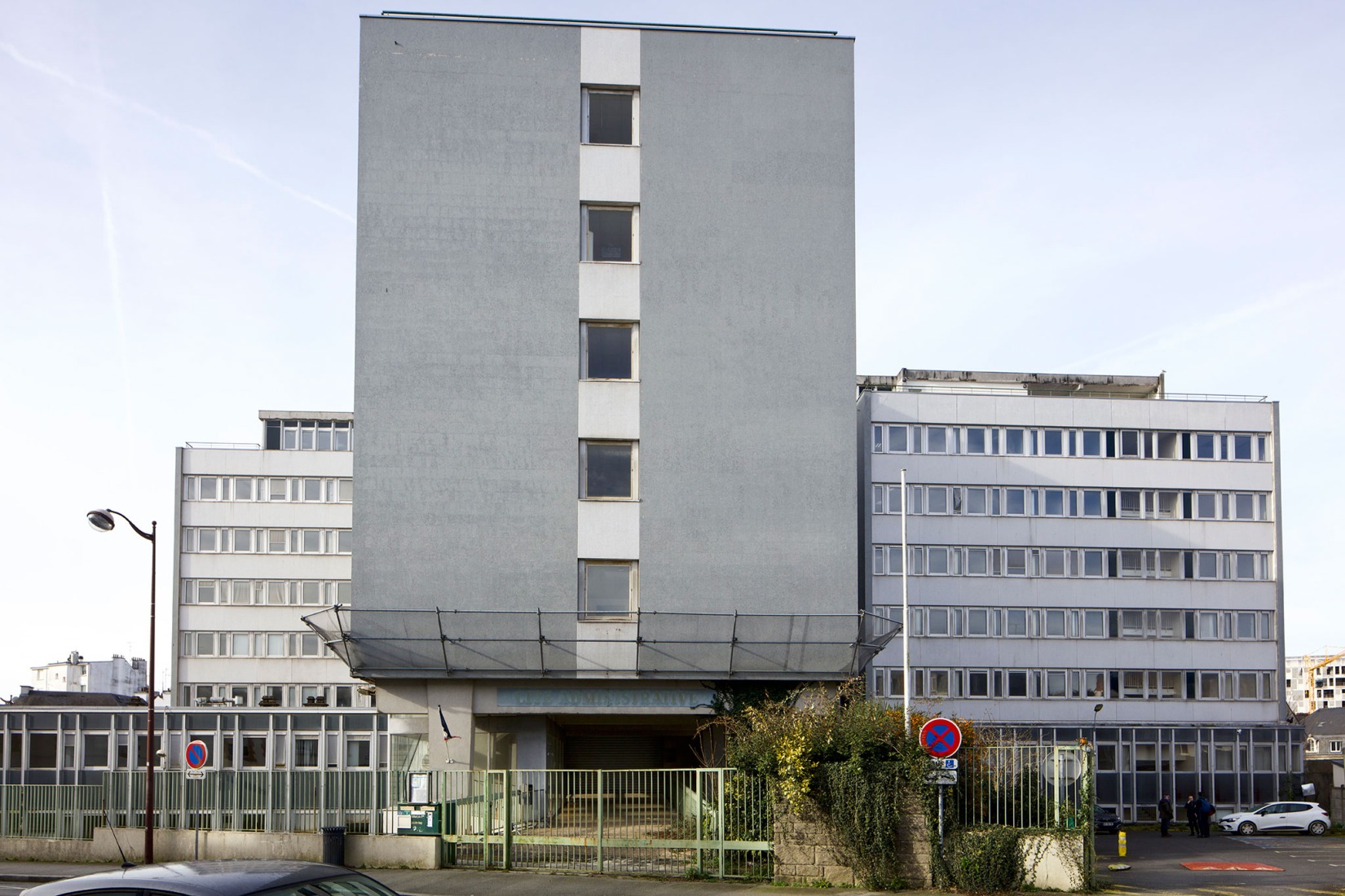 State prior to the Transformation of the "Cité Administrative" by Lacaton & Vassal and Emmanuelle Delage. Photograph by Philippe Ruault.
