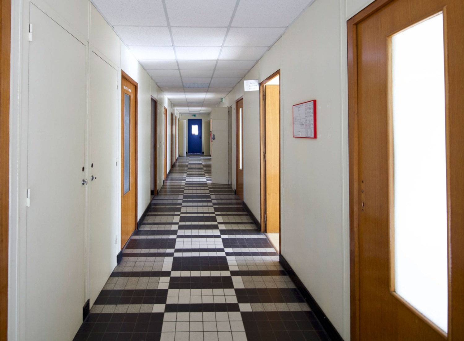 State prior to the Transformation of the "Cité Administrative" by Lacaton & Vassal and Emmanuelle Delage. Photograph by Philippe Ruault.