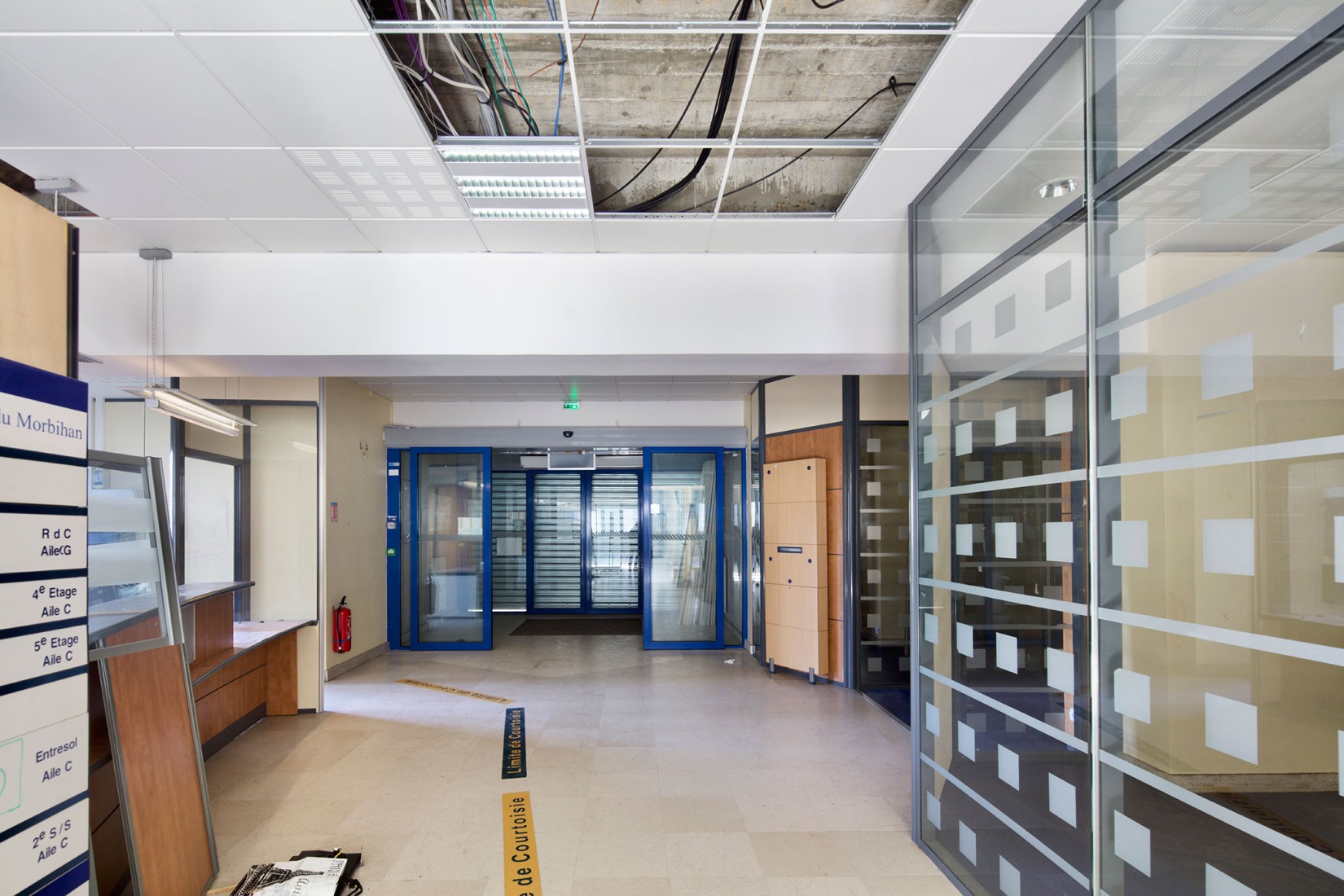 State prior to the Transformation of the "Cité Administrative" by Lacaton & Vassal and Emmanuelle Delage. Photograph by Philippe Ruault.