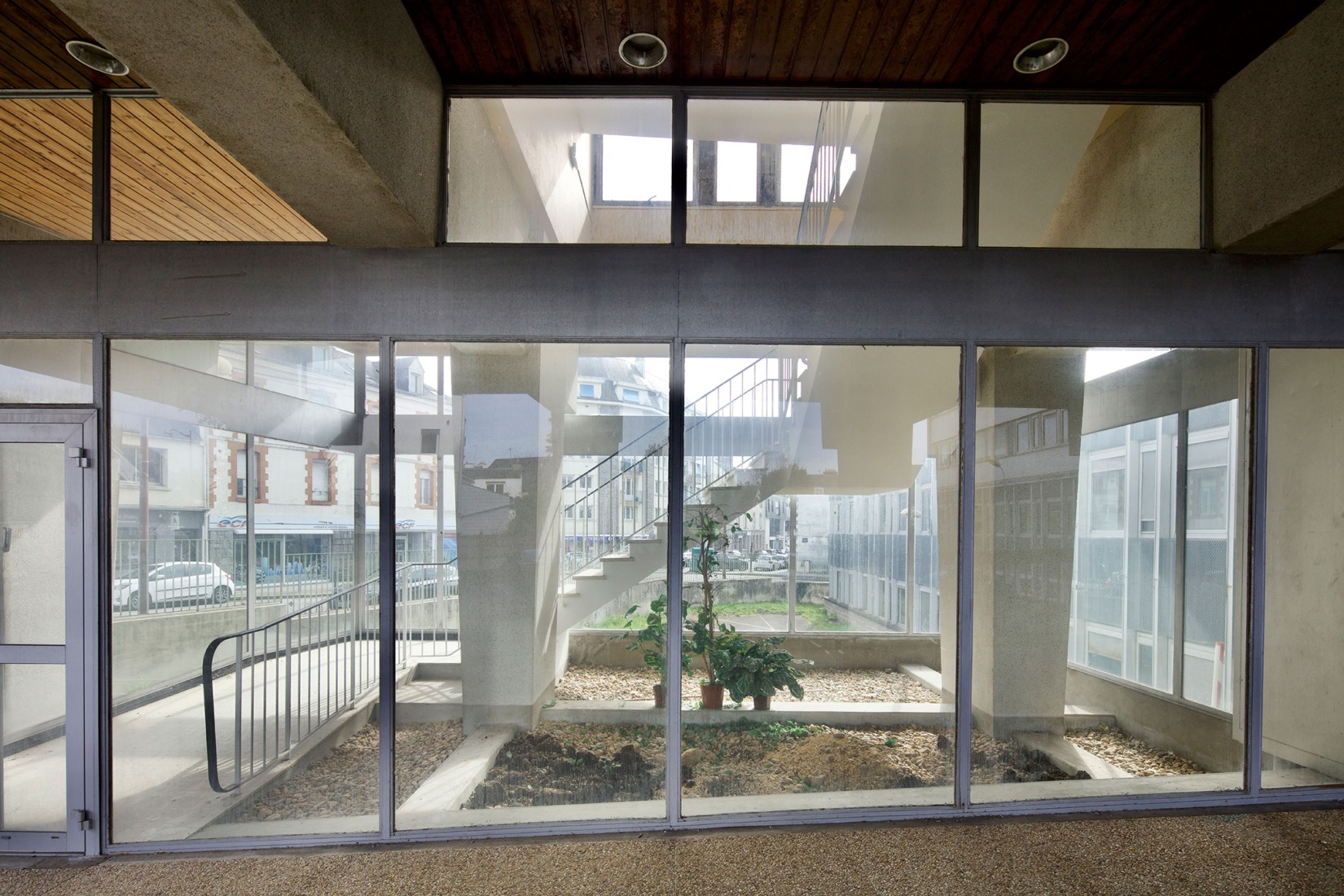 State prior to the Transformation of the "Cité Administrative" by Lacaton & Vassal and Emmanuelle Delage. Photograph by Philippe Ruault.