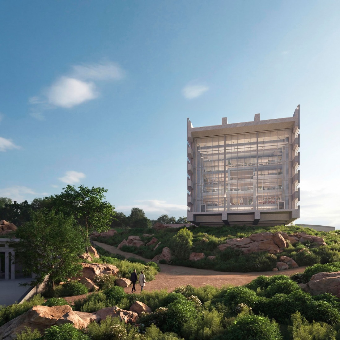 Rendering. "EU TUMO" Convergence Center by MVRDV.