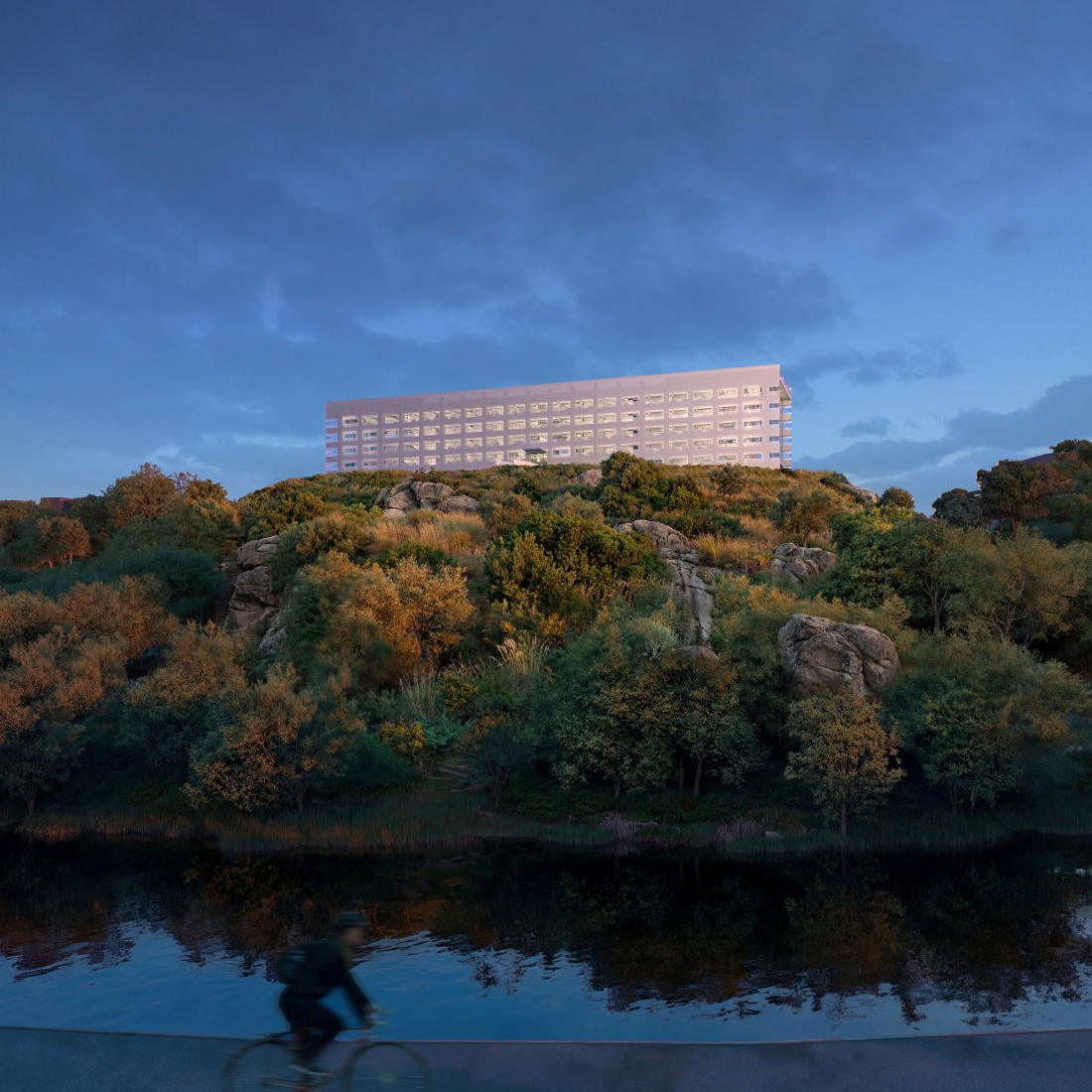 Rendering. "EU TUMO" Convergence Center by MVRDV.