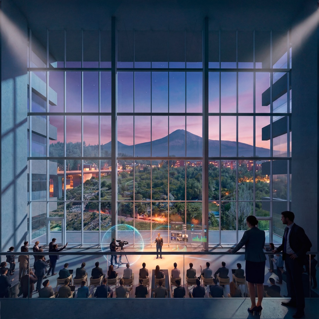 Rendering. "EU TUMO" Convergence Center by MVRDV.