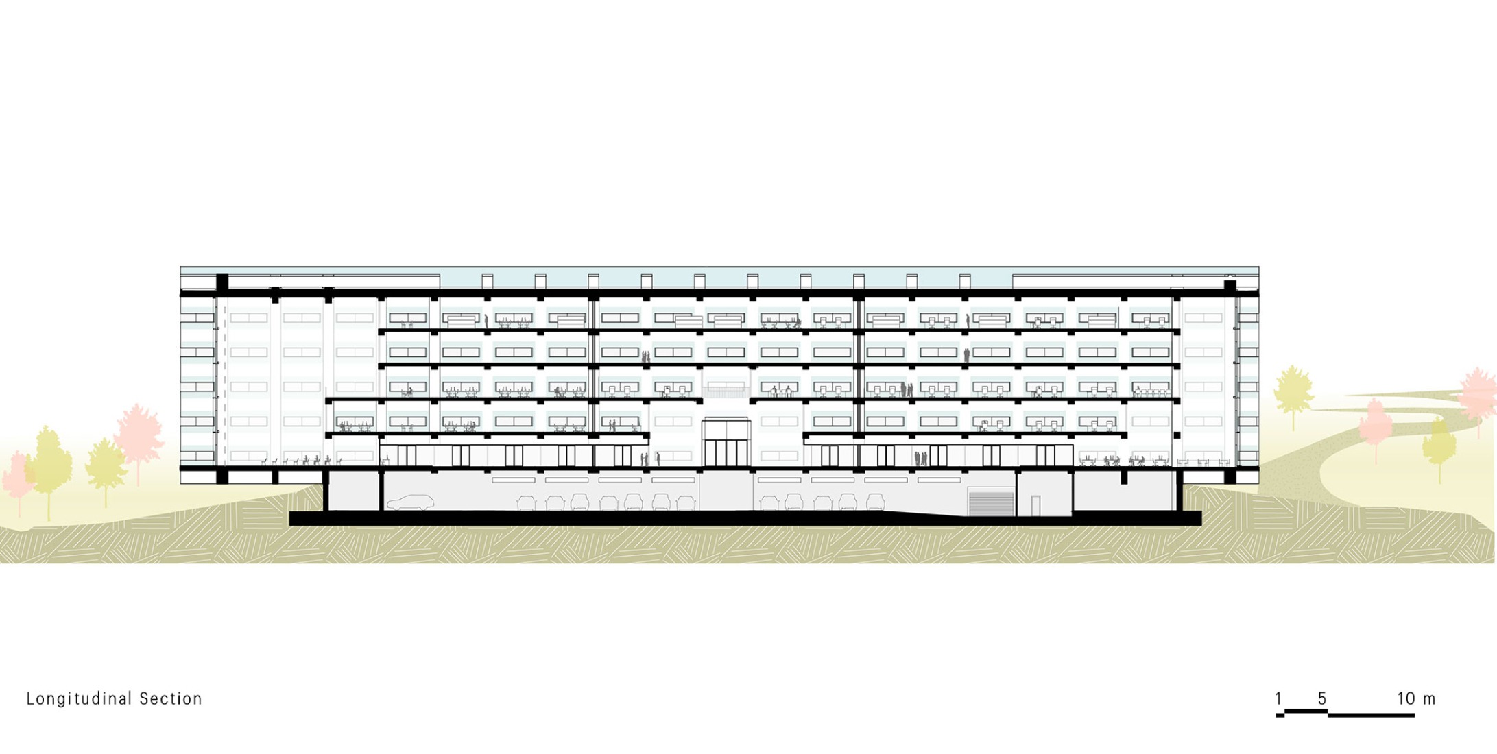 Section. "EU TUMO" Convergence Center by MVRDV.