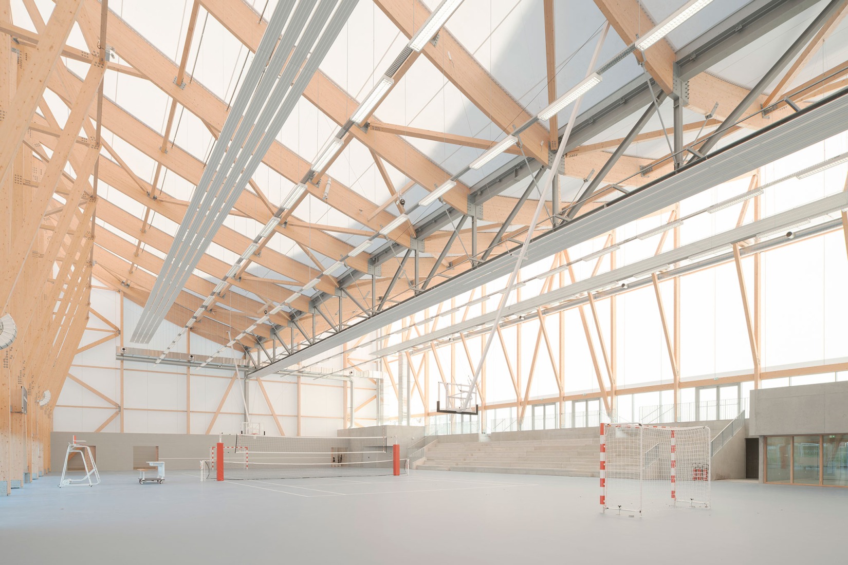 Centro deportivo y cultural Josephine Baker - Marie Jose Perec. Fotografía por Juan Cardona. 