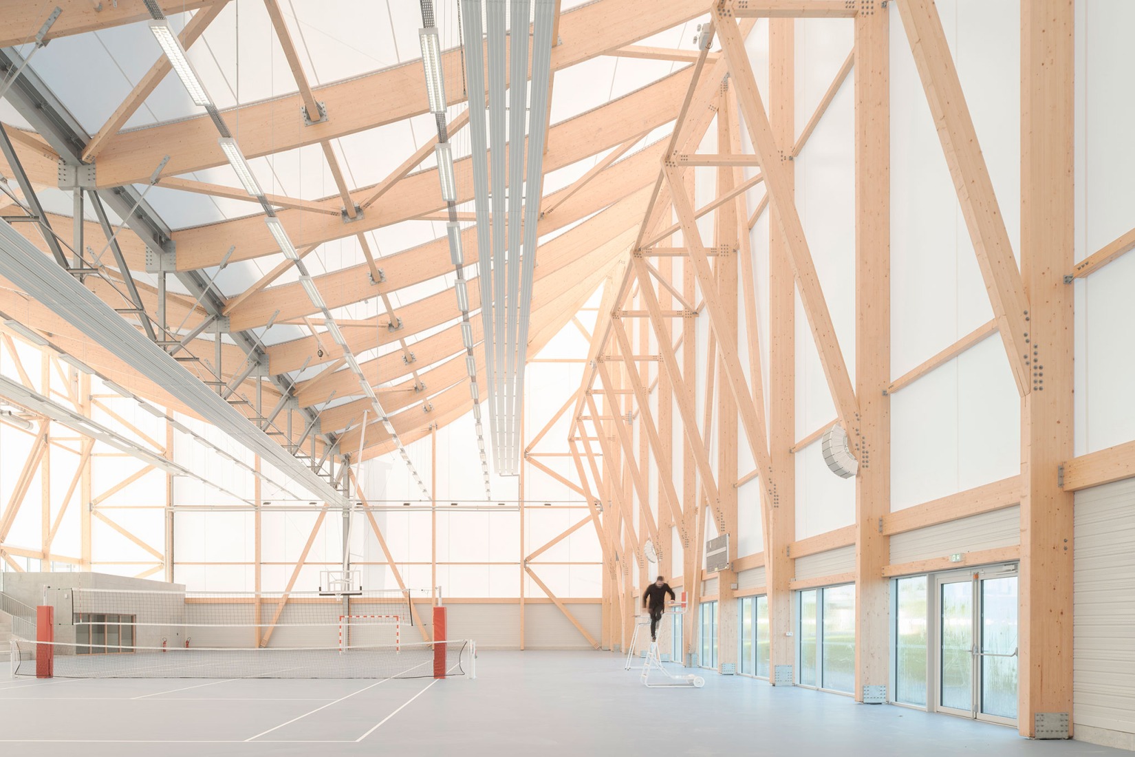 Centro deportivo y cultural Josephine Baker - Marie Jose Perec. Fotografía por Juan Cardona. 