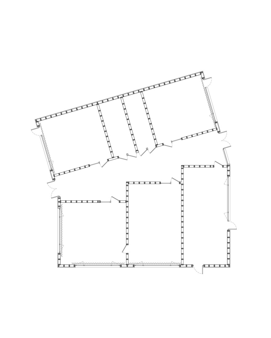 Ground floor plan. Nanteuil Primary School by Boman. 