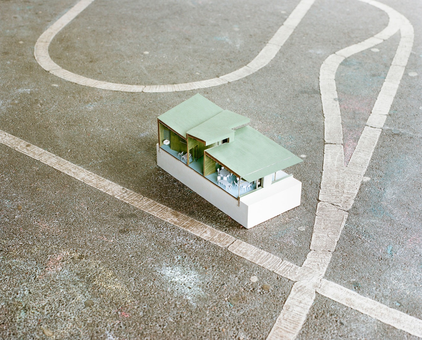 Model. Nanteuil Primary School by Boman.