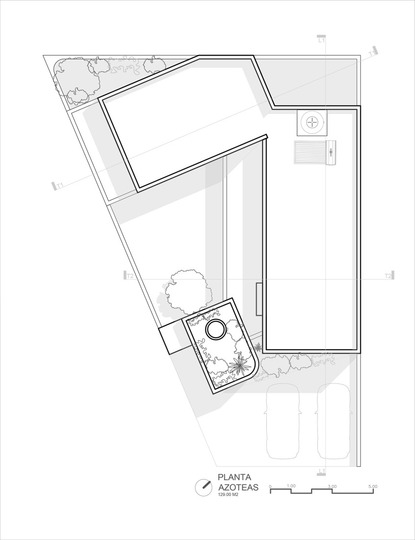 Floor plan. "Casa Gálvez" by Estudio Villagálvez.