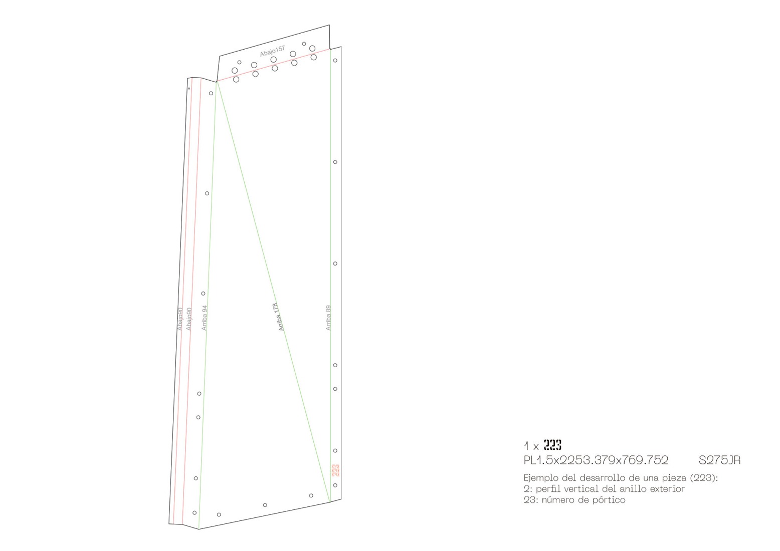 Ejemplo de desarrollo de una pieza. Vivienda unifamiliar «Big Fish» por F5 Proyectos y Arquitectura. 
