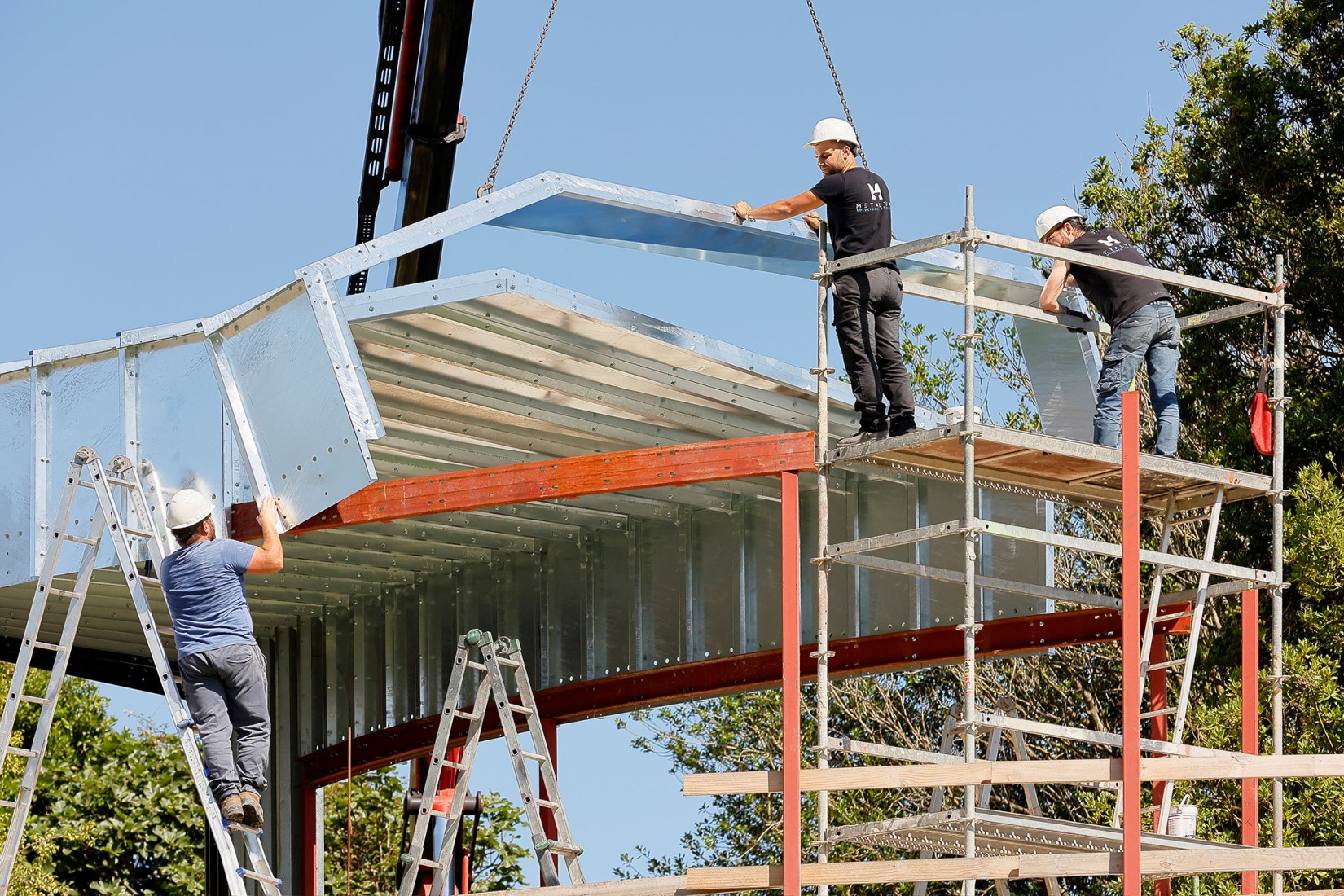 Vivienda unifamiliar «Big Fish» por F5 Proyectos y Arquitectura. Fotografía por Iván Morán. 