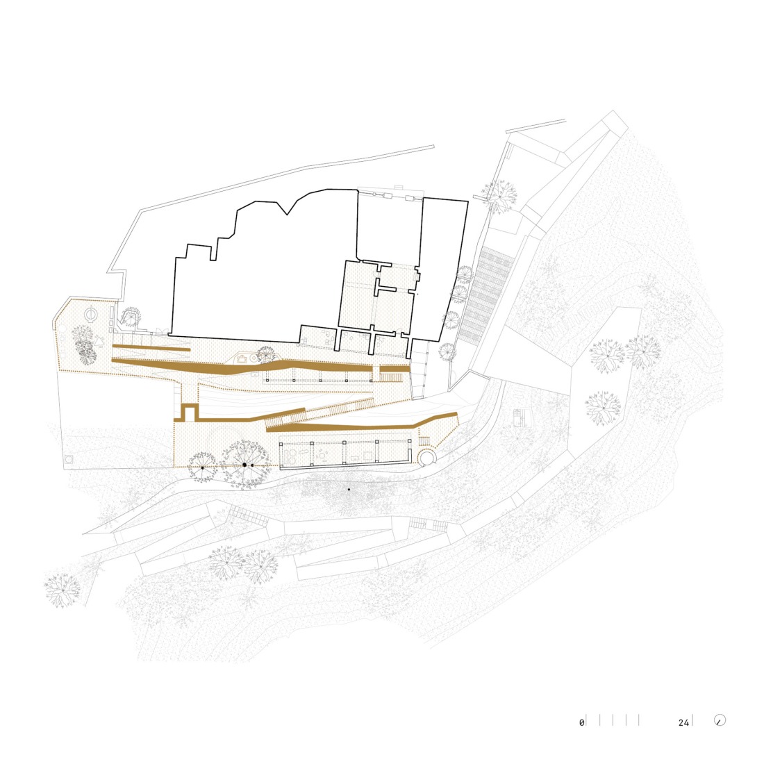 Floor plan. "Font del Rector" by Carles Enrich Studio.