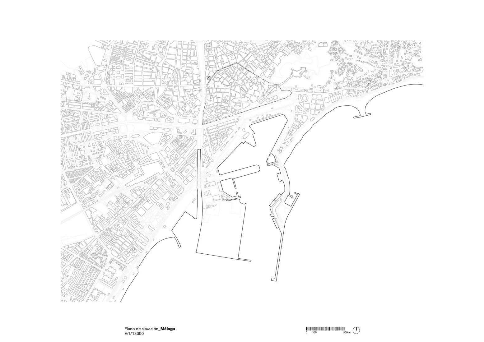 Site plan. Preñada house by FORarquitectura.