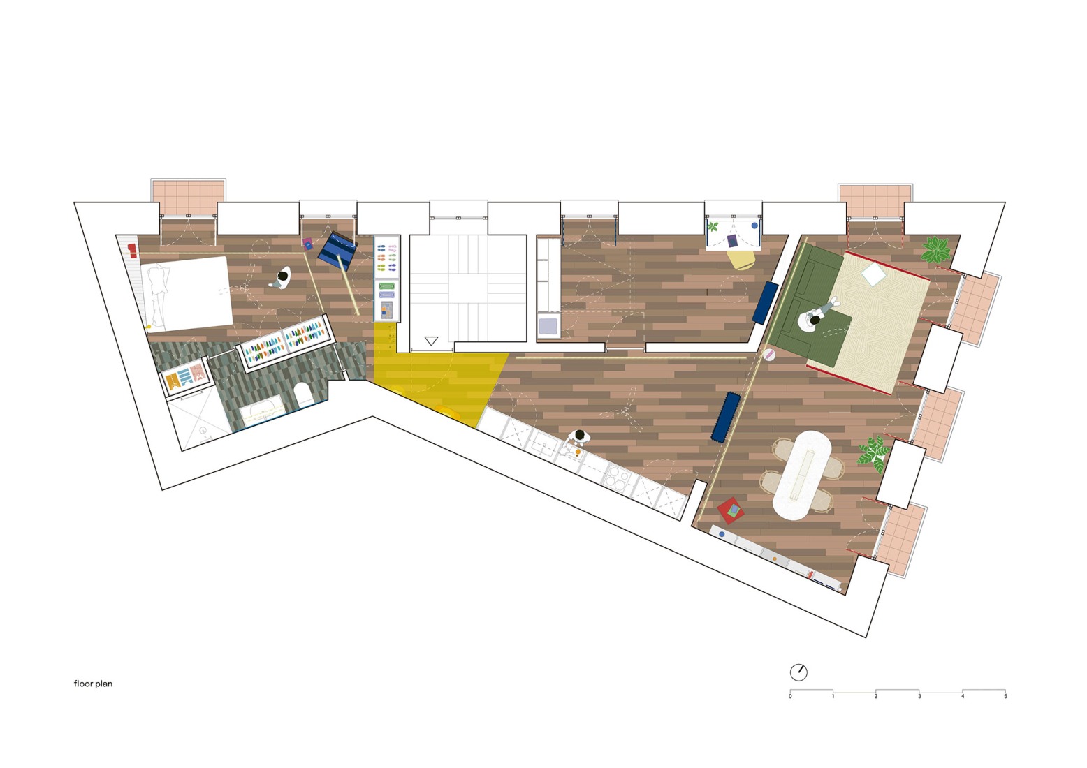 Floor plan. "EME" house by gon. 