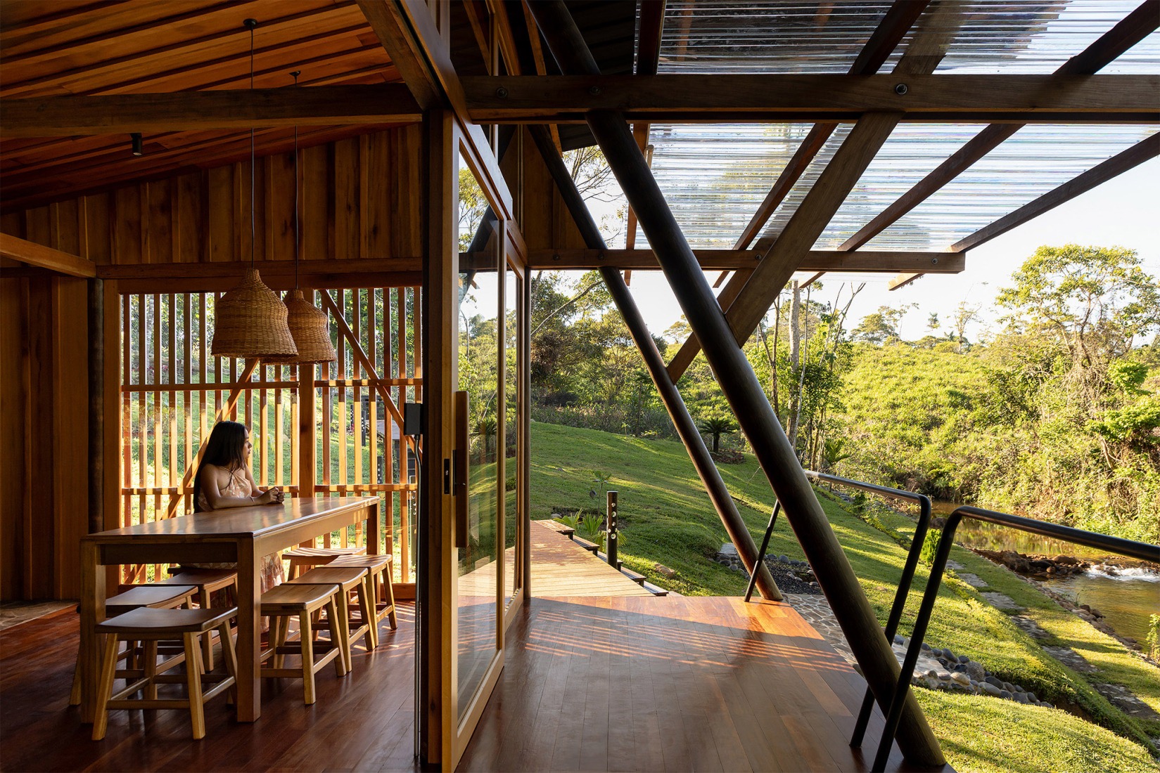 "Hoguera de Madera" by Mestizo Estudio Arquitectura. Photograph by JAG Studio.