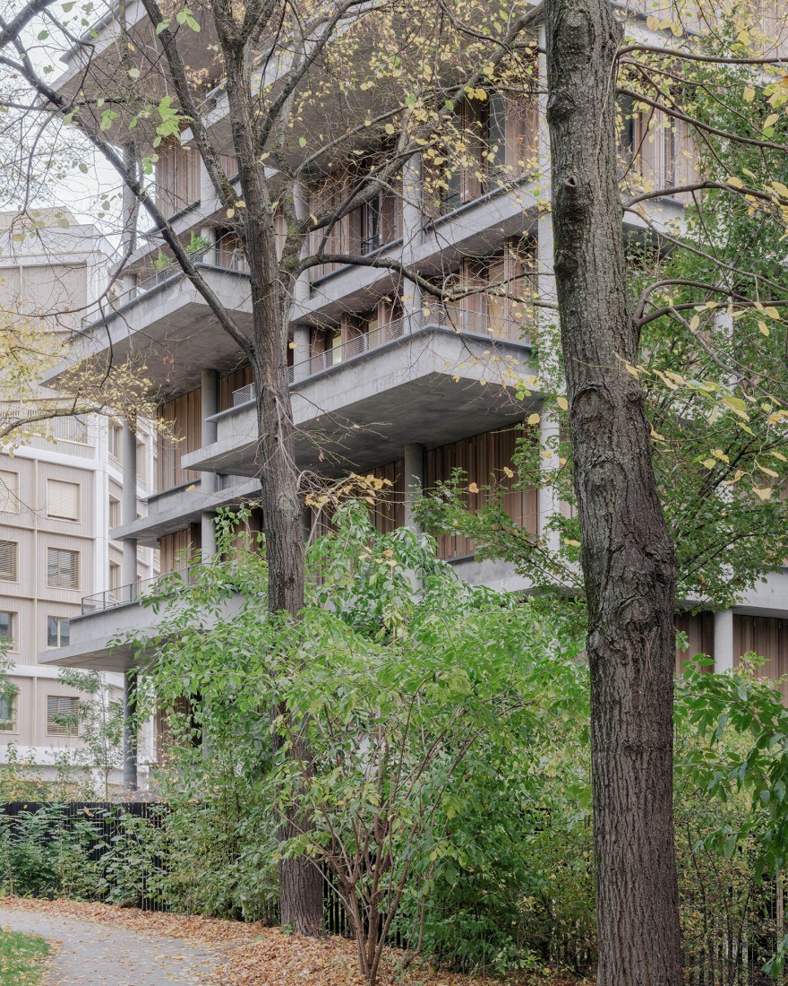 36 viviendas sociales por Nicolas Hugoo Architecture. Fotografía por Pierre Romain Guedj. 