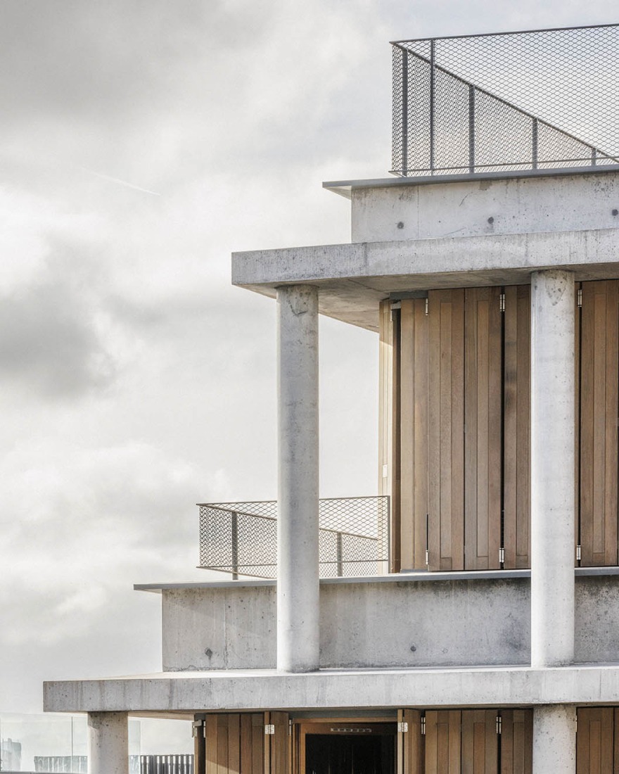 36 viviendas sociales por Nicolas Hugoo Architecture. Fotografía por 11h45.