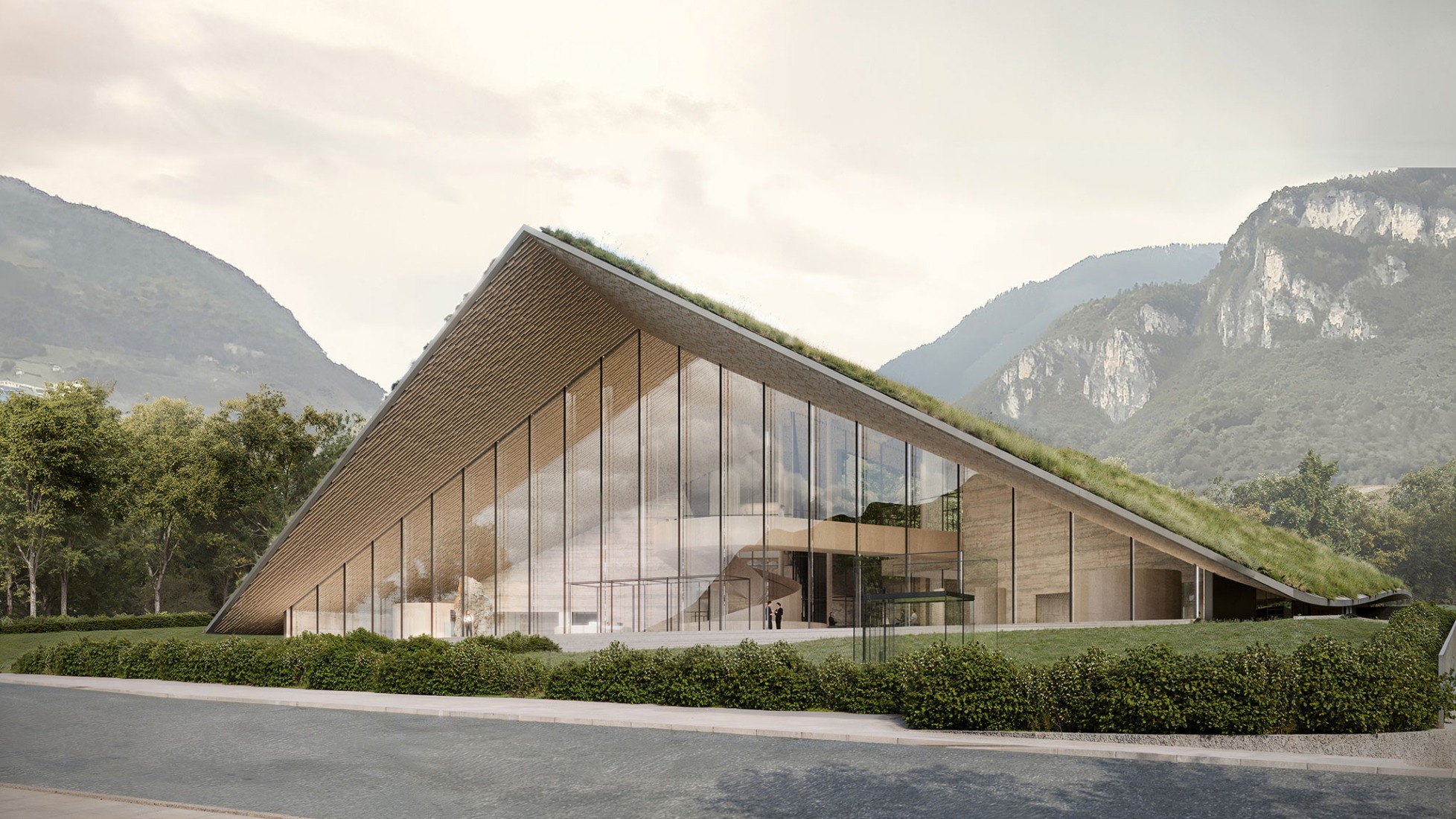 Museum Depot by Peter Pichler Architecture. Rendering courtesy of Peter Pichler Architecture.