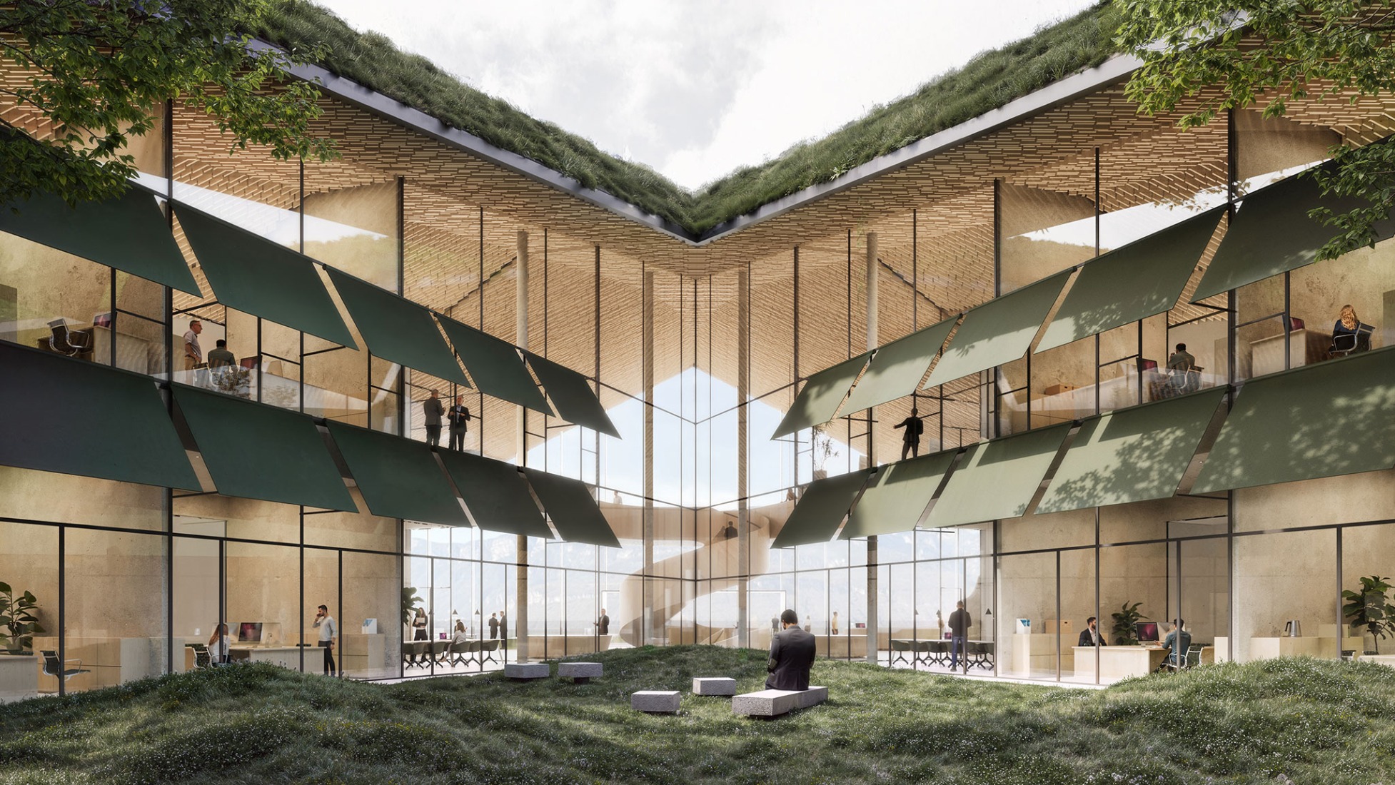 Museum Depot by Peter Pichler Architecture. Rendering courtesy of Peter Pichler Architecture.