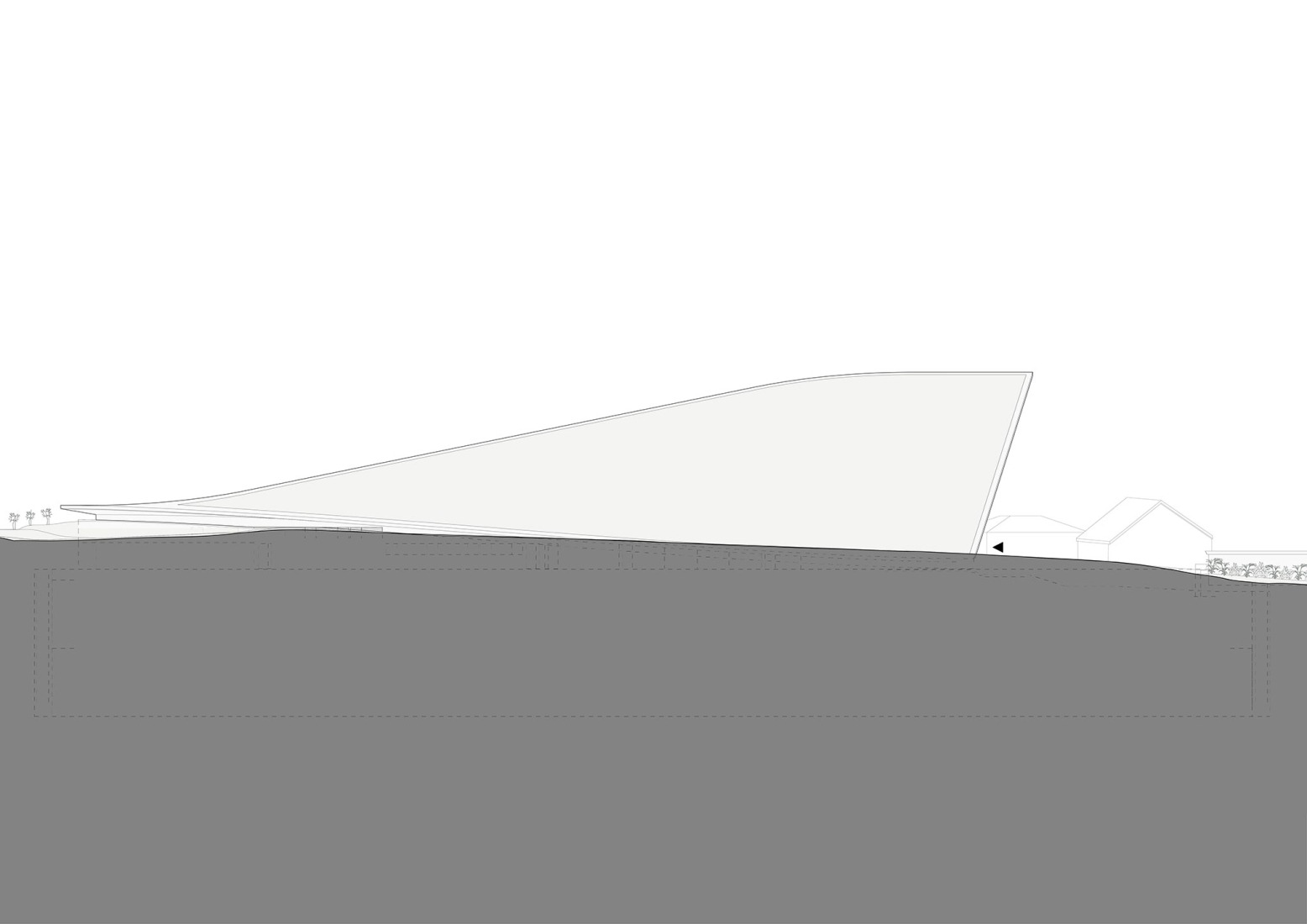 Elevation. Museum Depot by Peter Pichler Architecture.