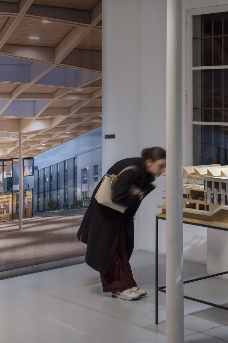 «matière en résonance» por sauerbruch hutton. Fotografía por Jan Bitter.