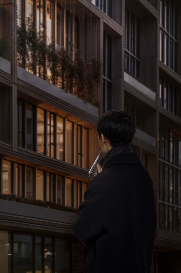 «matière en résonance» por sauerbruch hutton. Fotografía por Jan Bitter.