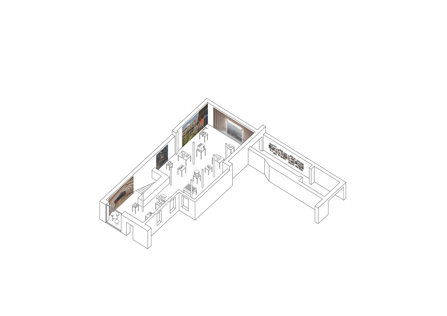 Isometría. «matière en résonance» por Sauerbruch Hutton.
