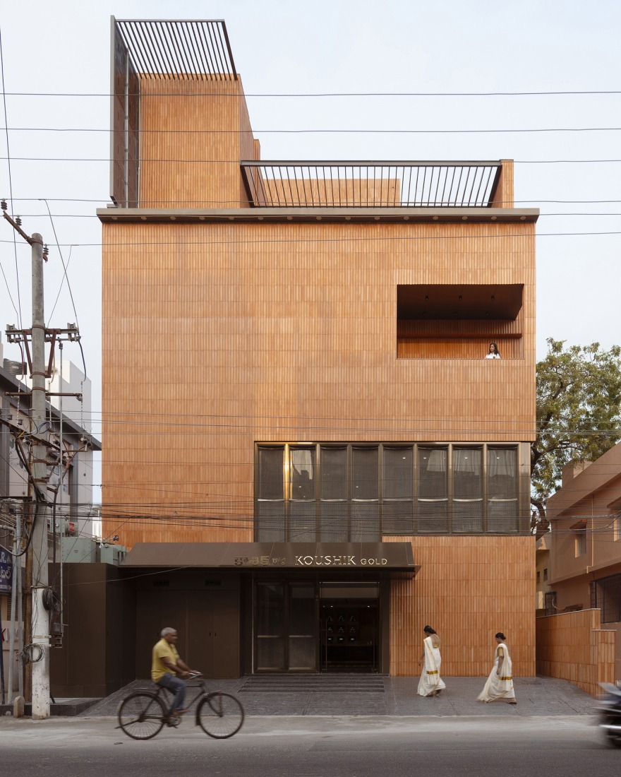 "Fluted Volume" by Studio UF+O. Photograph by Vivek Eadara.