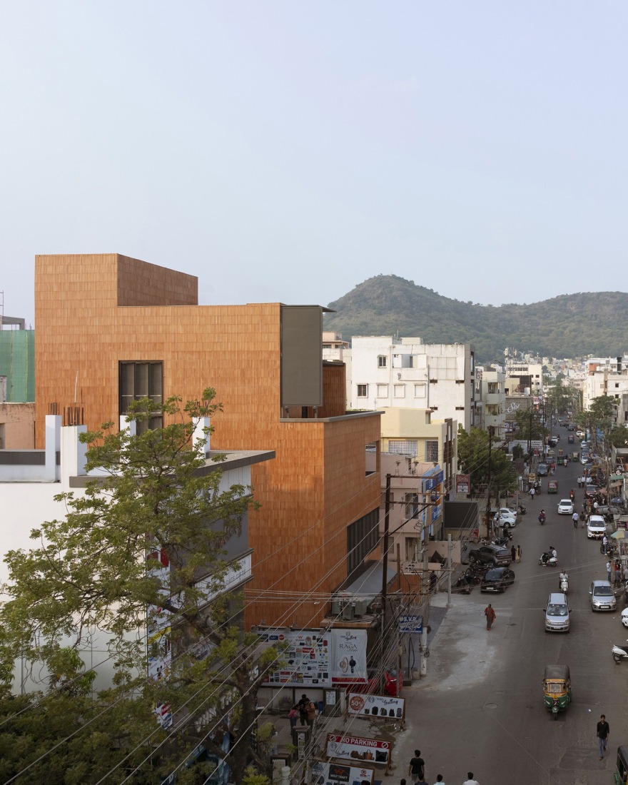 "Fluted Volume" by Studio UF+O. Photograph by Vivek Eadara.