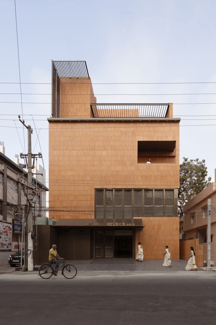 "Fluted Volume" by Studio UF+O. Photograph by Vivek Eadara.