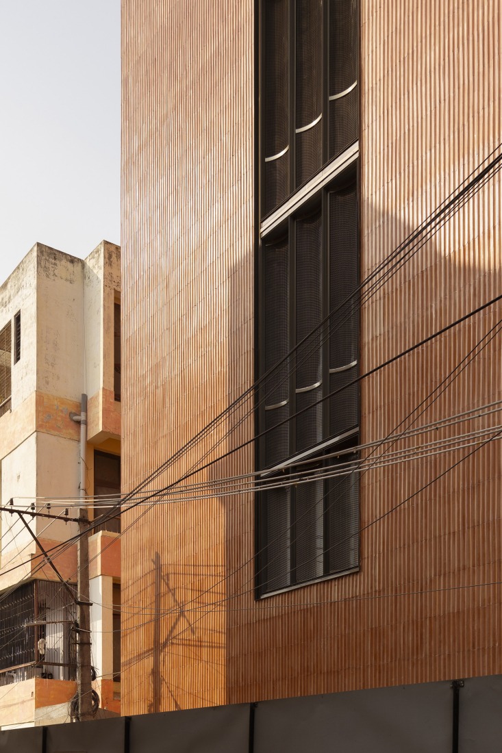 "Fluted Volume" by Studio UF+O. Photograph by Vivek Eadara.