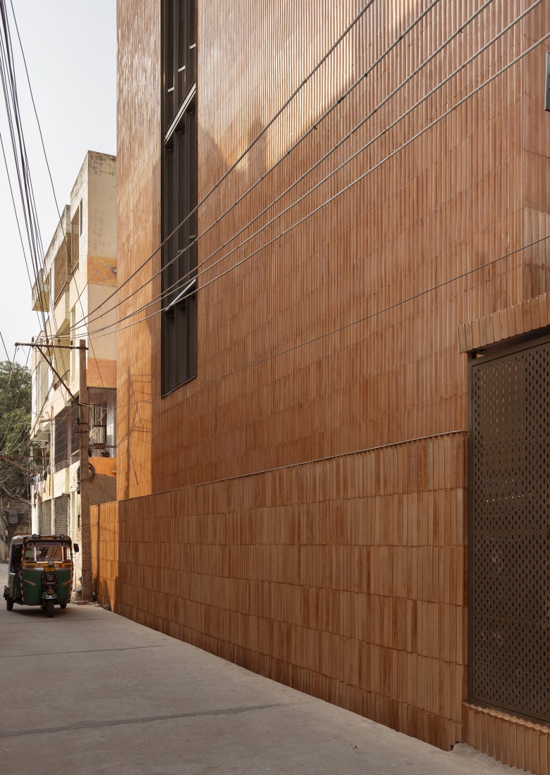 "Fluted Volume" by Studio UF+O. Photograph by Vivek Eadara.