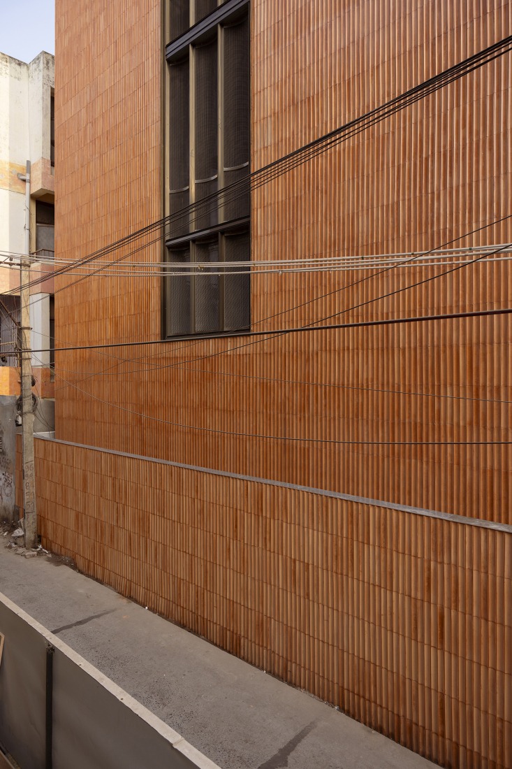 "Fluted Volume" by Studio UF+O. Photograph by Vivek Eadara.