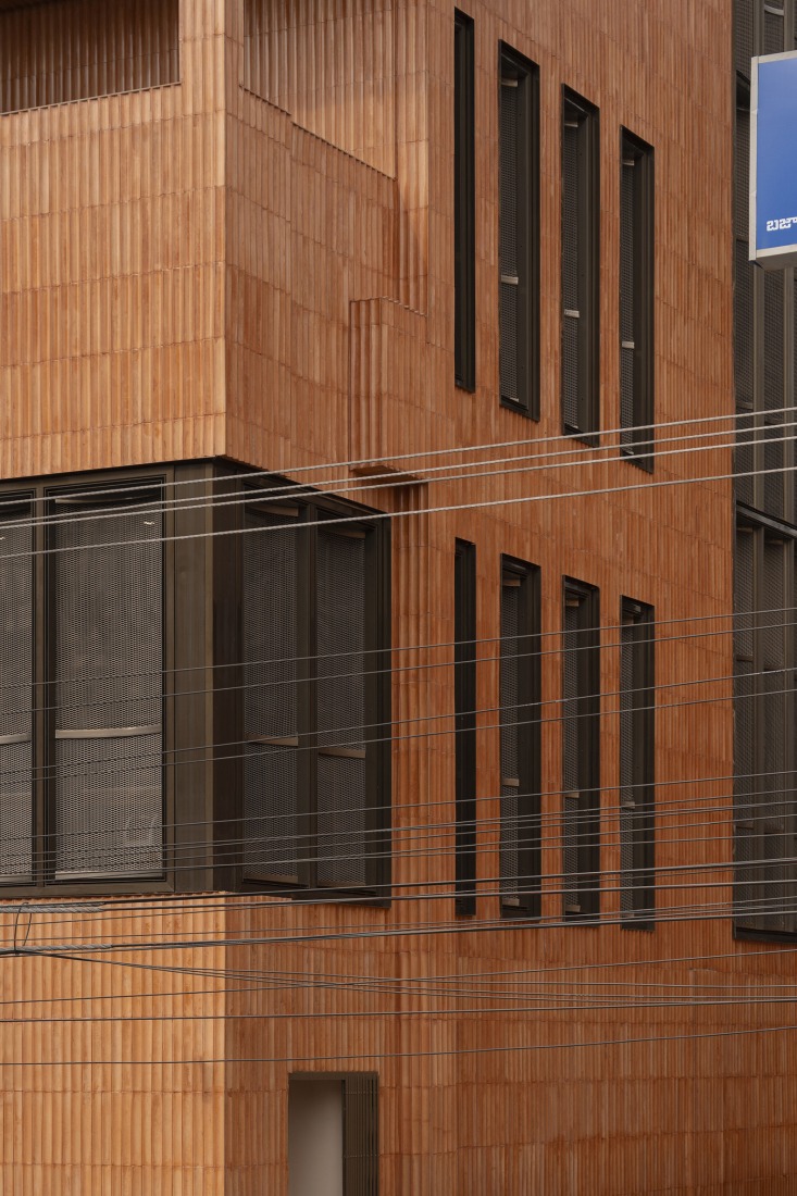 "Fluted Volume" by Studio UF+O. Photograph by Vivek Eadara.