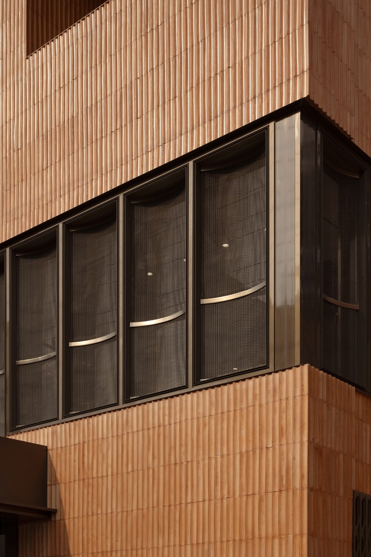 "Fluted Volume" by Studio UF+O. Photograph by Vivek Eadara.